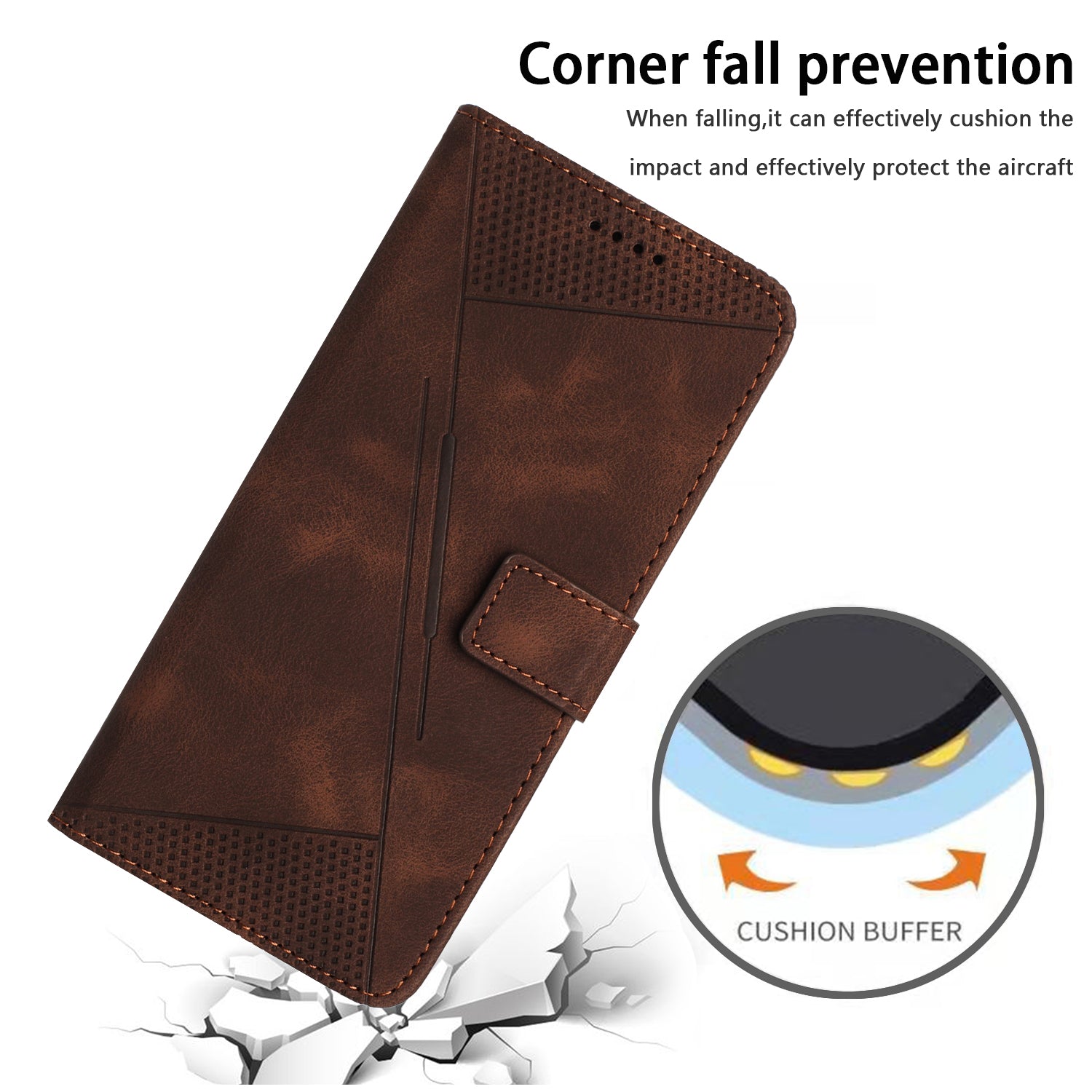 For Oppo Reno11 F 5G / F25 Pro 5G Phone Case Triangle Imprinted Stand Leather Flip Cover For Oppo Reno11 F 5G / F25 Pro 5G Phone Case Triangle Imprinted Stand Leather Flip Cover